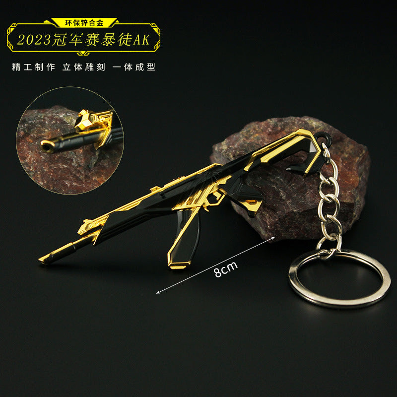 Valorant Merchandise M4 Impression Metal Keychain