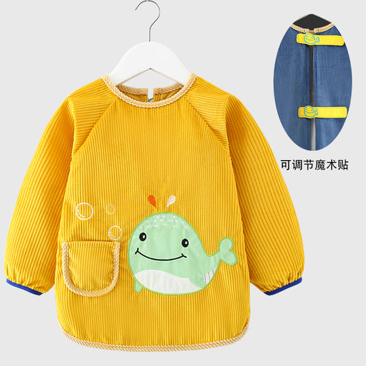 Waterproof Bib for Boys - Stylish Reversible Design